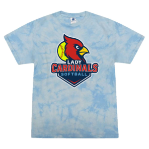 Lady Cardinals Softball Crystal Wash T-Shirt