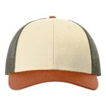Cream/Loden Green/Dark Orange